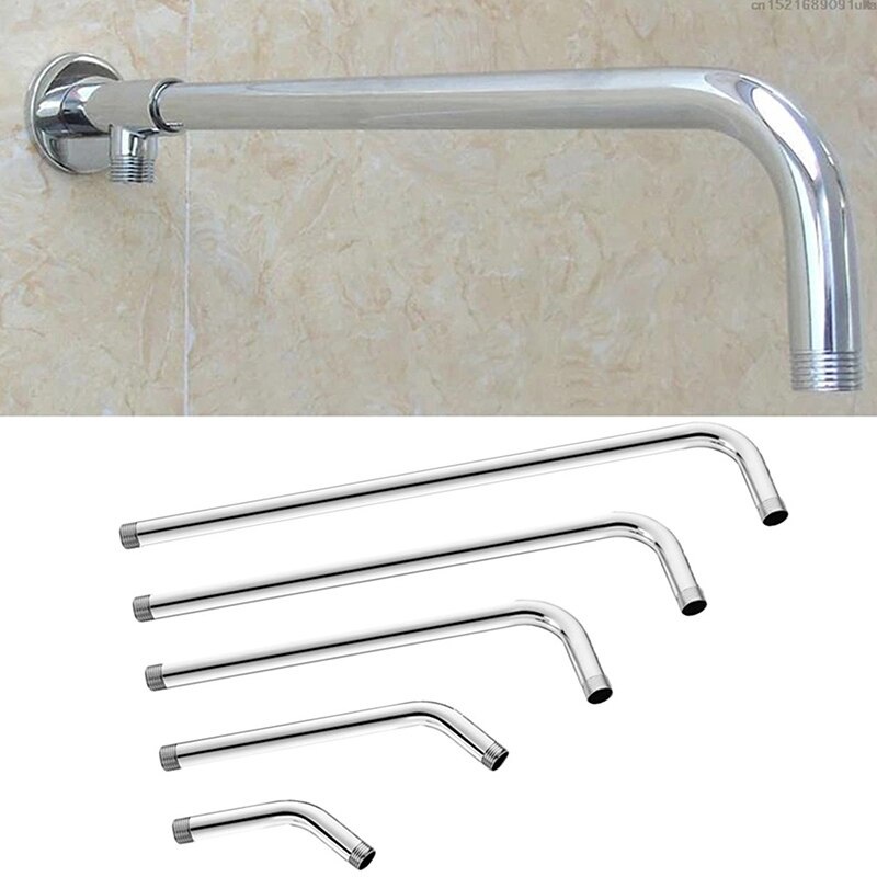 Thanh Nối Dài Vòi Hoa Sen Gắn Tường Bằng Thép Không Gỉ 15/23/29/32/42/52cm Chất Lượng Cao Cho Nhà Tắm