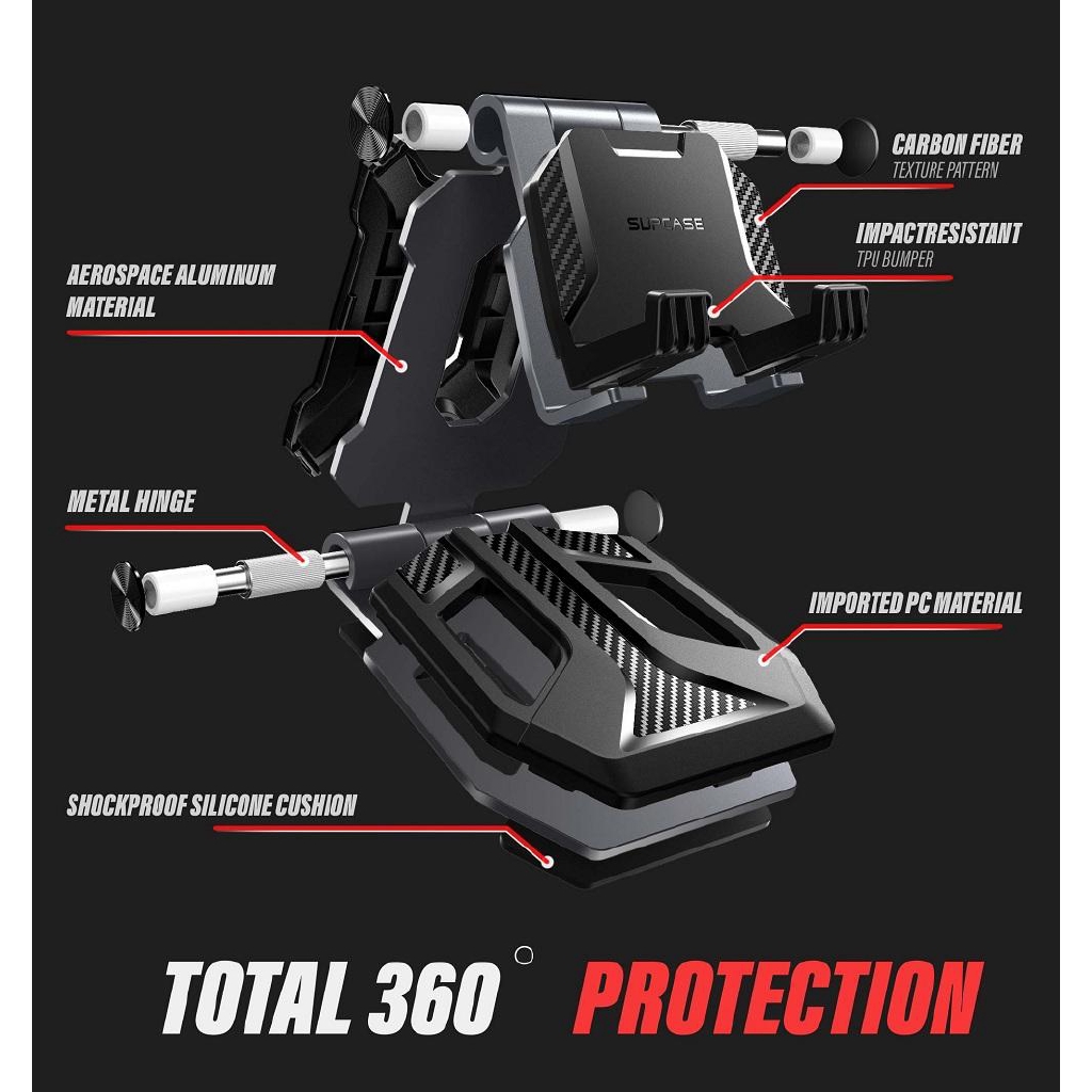 Giá đỡ nhôm SUPCASE tùy chỉnh thích hợp cho điện thoại/ iPad /Galaxy Tab/ Nintendo Switch/ More