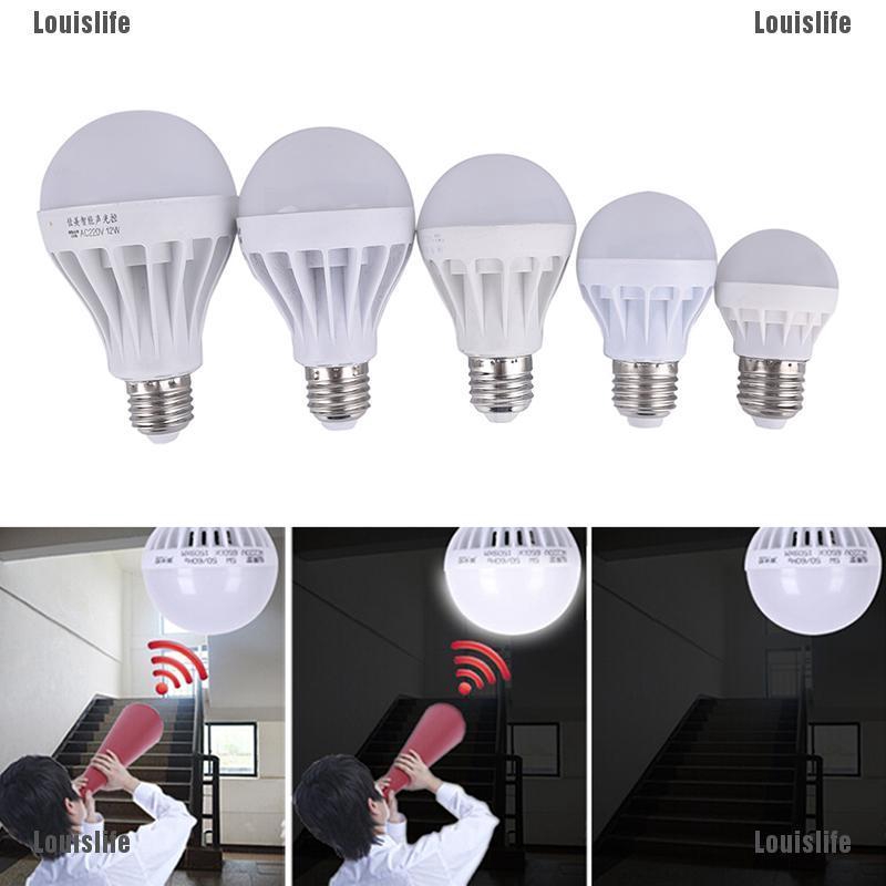 Bóng đèn LED E27 cảm biến chuyển động công suất 3W/5W/7W/9W/12W điện áp AC200V-240V