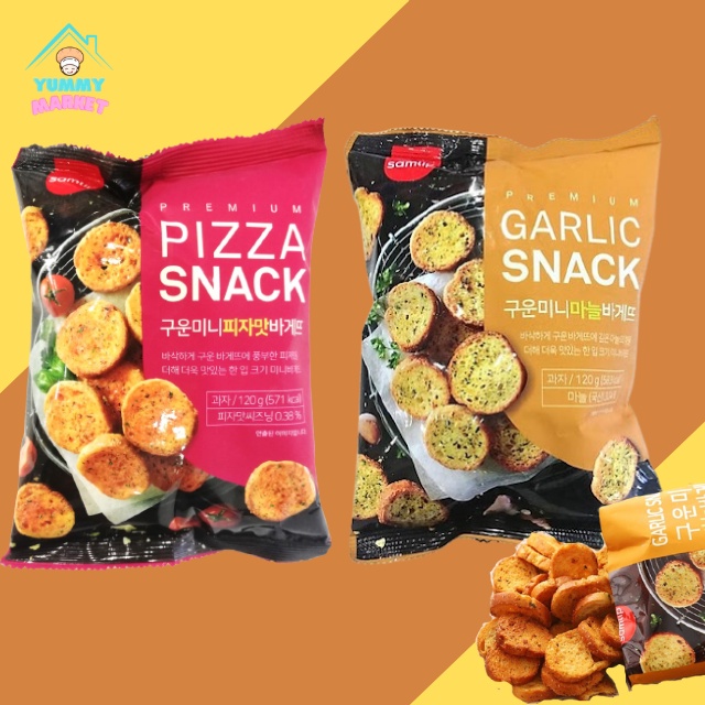 Bánh mì sấy bơ tỏi Hàn Quốc vị Pizza 120gr