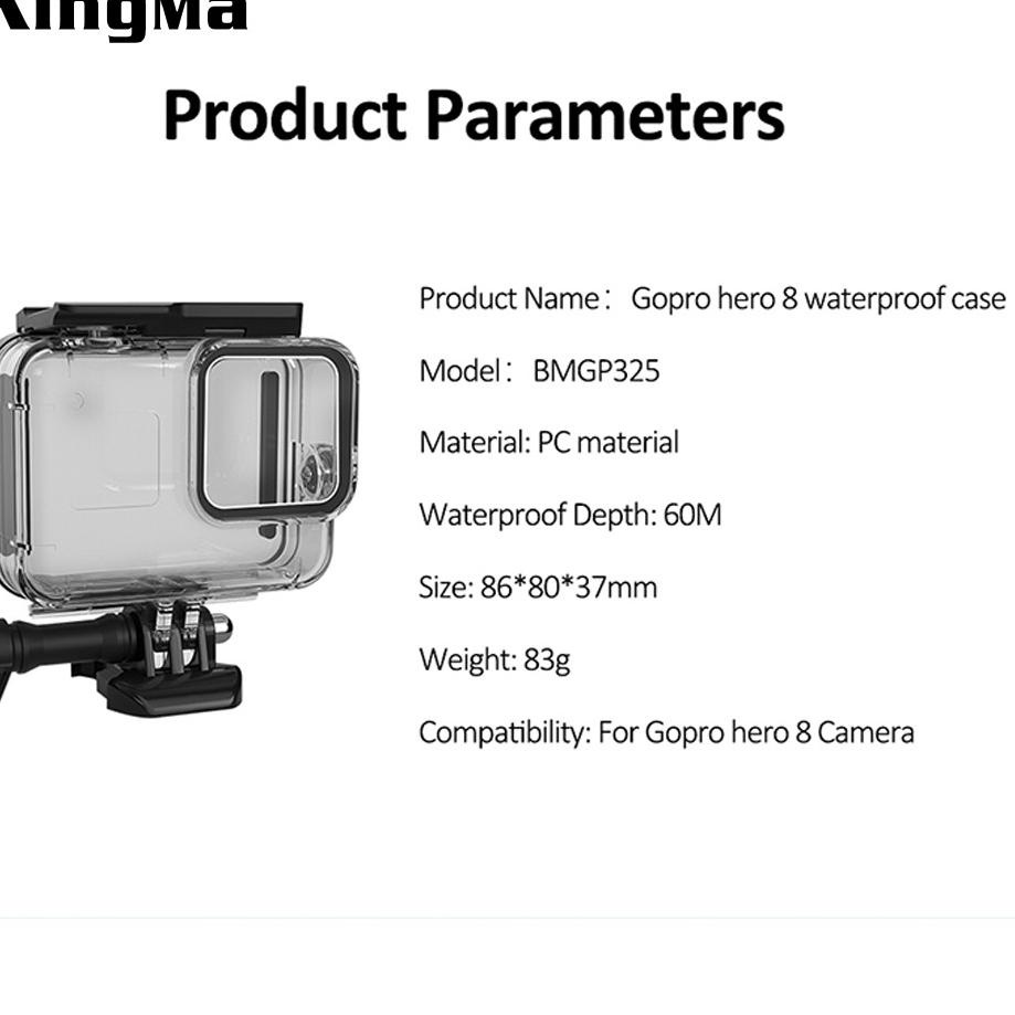 Hộp bảo vệ chống nước 60M cho GoPro Hero 8. | BigBuy360 - bigbuy360.vn