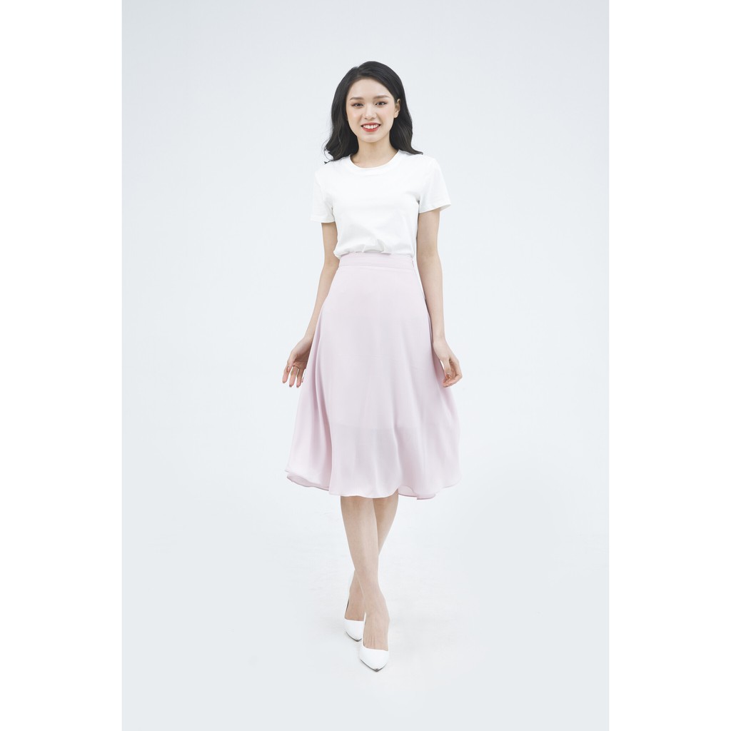 Áo thun cổ tròn nữ IVY moda MS 57P0092