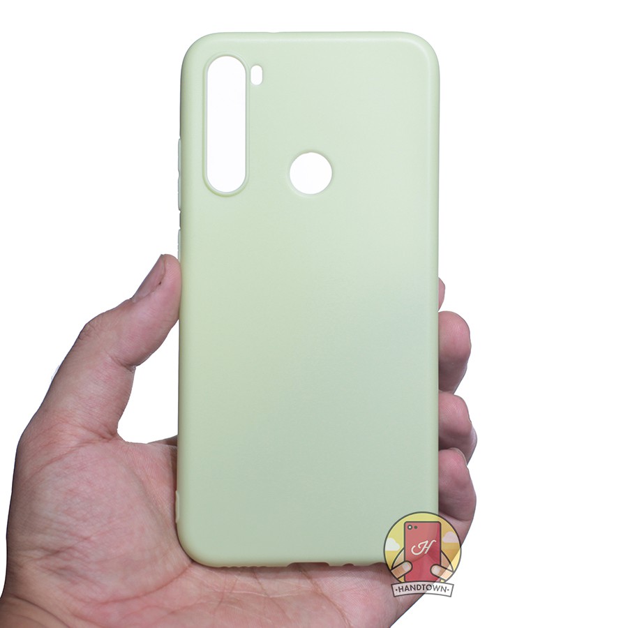 Ốp Lưng Silicone Xiaomi Redmi Note 8 TPU Dẻo Màu Xanh Matcha