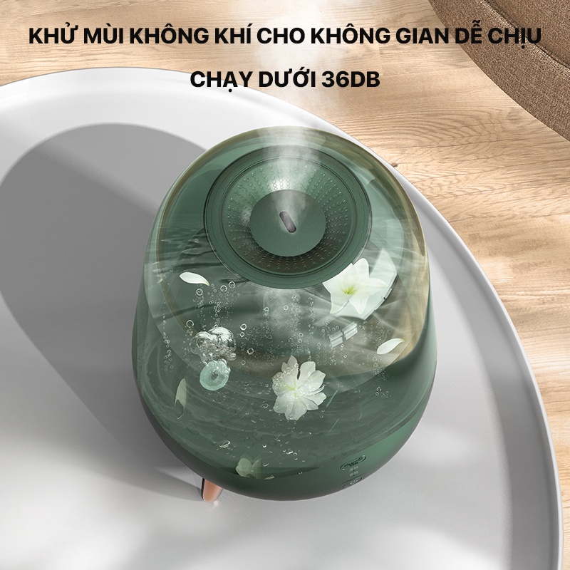 Máy tạo độ ẩm không khí 5L Deerma DEM-F329 công nghệ siêu âm cao cấp - Hàng Chính Hãng