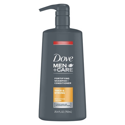 Dầu gội & xả nam Dove Men+Care 2 in 1 Shampoo and Conditioner Thick & Strong 750ml (Mỹ)