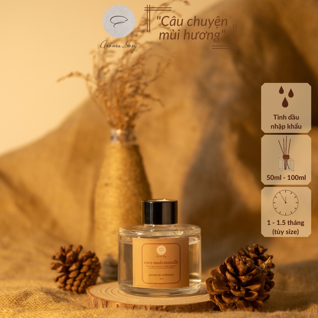 Tinh Dầu Khuếch Tán Aroma Story Hương Nước Hoa Coco Mademoiselle Size 50ml/100ml