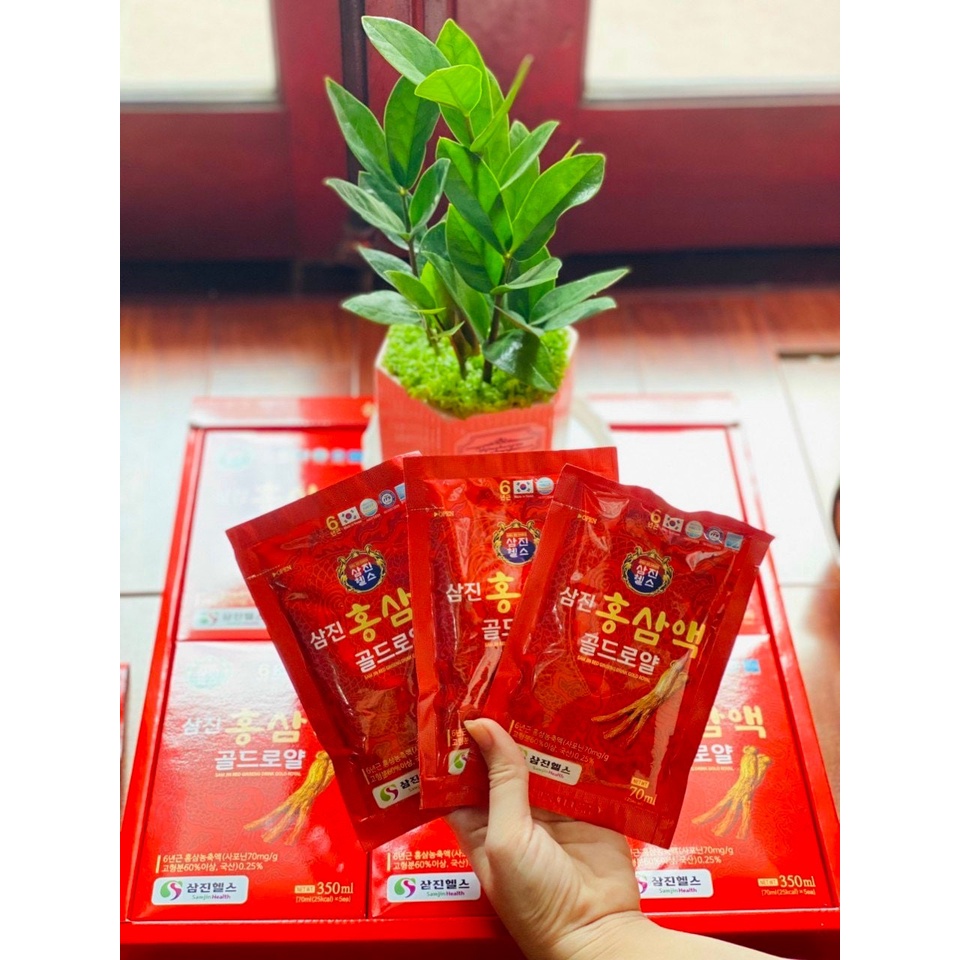 Korea Red Ginseng Drink Sobek - Nước Hồng Sâm 6 Năm Hàn Quốc (Tách Lẻ - 1 Gói)