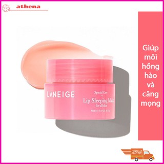 Mặt nạ ngủ cho môi Laneige Lip Sleeping Mask 3g giúp làm sáng môi, chống thâm môi, phục hồi da môi hồng hào hiệu quả