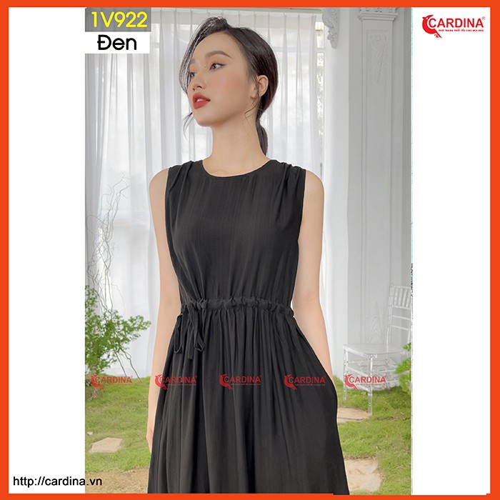 Váy Maxi Rút Chun Eo Trơn Màu CARDINA | BigBuy360 - bigbuy360.vn