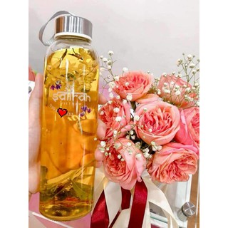 [CÓ TEM HÃNG] BÌNH THỦY TINH ĐỂ ĐỰNG NƯỚC SAFFRON 500ml