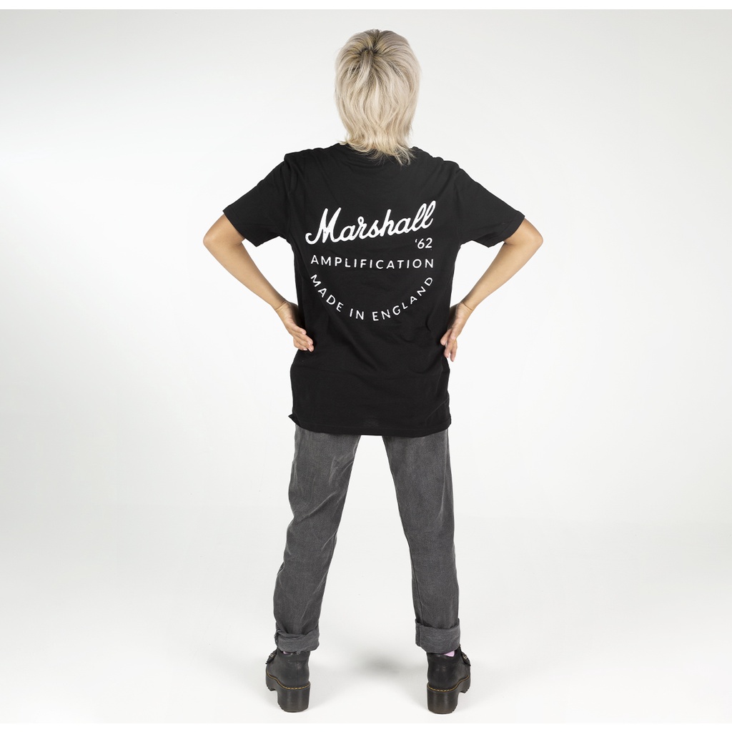 Áo Thun Marshall Vintage - Black | Organic Cotton Shirt | Simple | Minimalist | Casual | Unisex Fashion Outfit