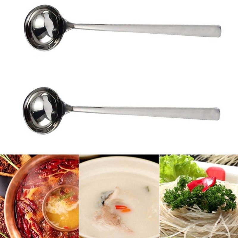 Vá mui múc canh size 23cm inox 304 cao cấp 18/10 sáng bóng