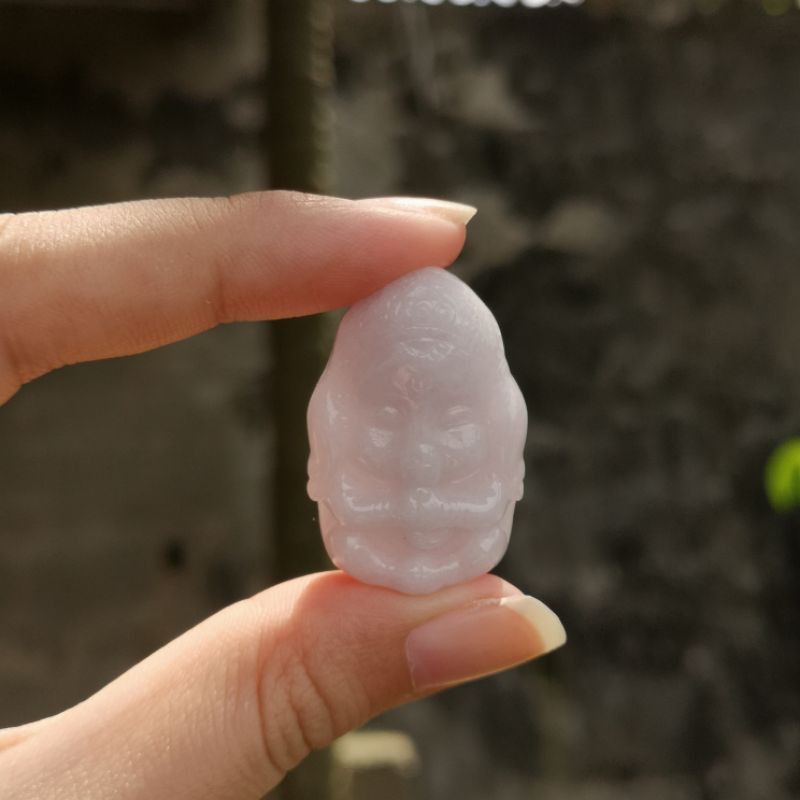 [Type A 100% thiên nhiên] Mặt dây chuyền Thần Voi Ganesha NGỌC JADEITE (cẩm_thạch) loại A không xử lý