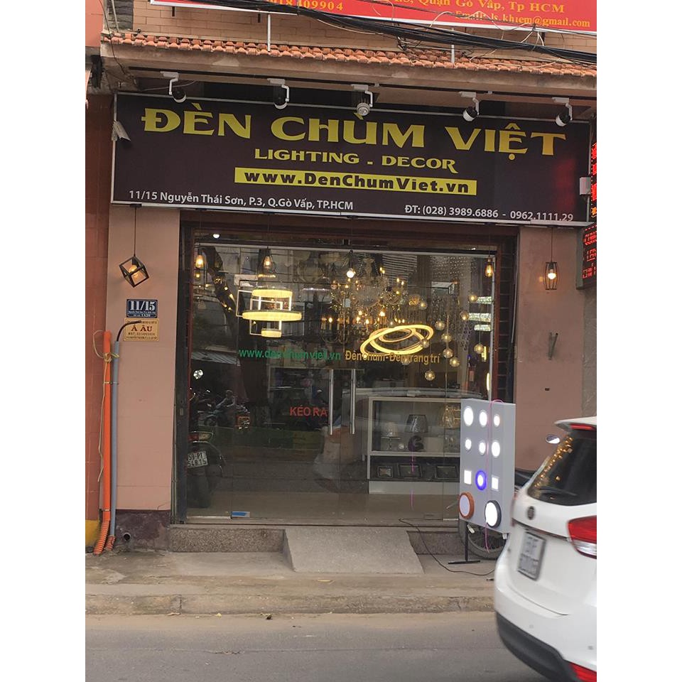 Đèn chùm pha lê nến (Đã bao gồm bóng)