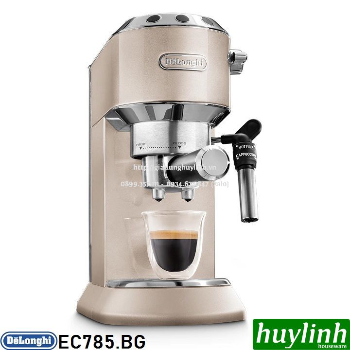 [Mã ELHAMS5 giảm 6% đơn 300K] Máy pha cà phê Delonghi EC685 - 4 màu [Đỏ - Bạc - Đen - Trắng] - EC785 Mẫu mới