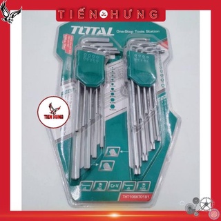 Bộ lục giác bằng và lục giác bông 18 chi tiết total tht106kt0181
