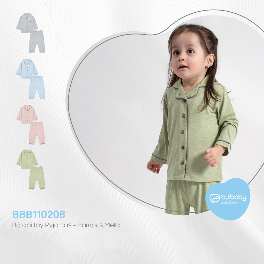 Bộ pijama Bambus Mella Bu Baby cao cấp