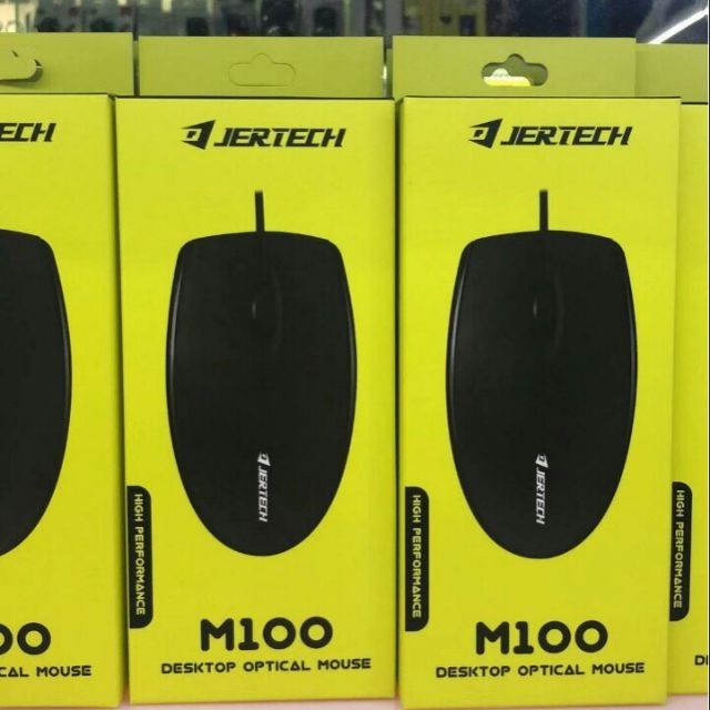 Chuột Vi Tính Có Dây JERTECH M100 Cho Máy Tính Siêu Bền