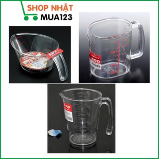 Ca đong chia vạch nhựa cao cấp 300ml, 500ml, 1000ml Nhật nội địa