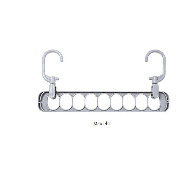 Móc treo quần áo nhiều lỗ đa năng tiết kiệm diện tích
