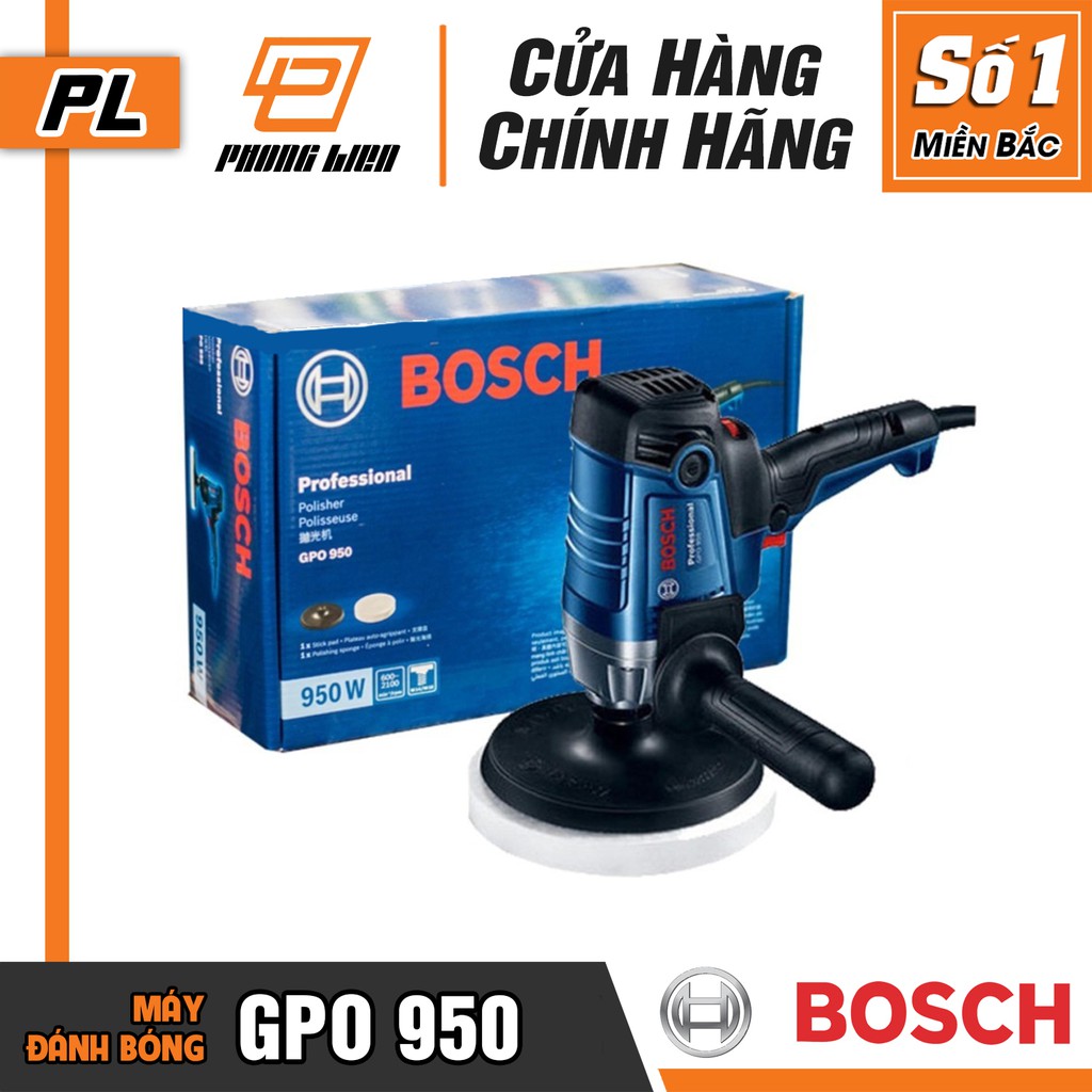 Máy Đánh Bóng Cầm Tay Bosch GPO 950 (165MM-950W) - Hàng Chính Hãng