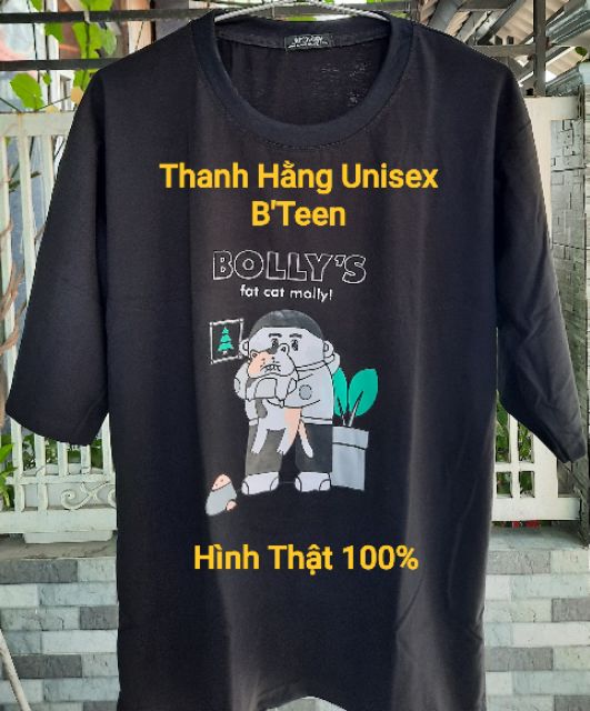 Áo thun [ Kèm Hình Thật 100% ] tay lỡ Unisex BOLLY'S