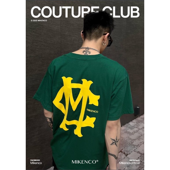 [FREESHIP ĐƠN TỪ 50K] Áo phông MC Xanh Rêu Chữ Vàng Nam Nữ Streetwear Áo Thun Nam Form Rộng Basic Cotton Oversize