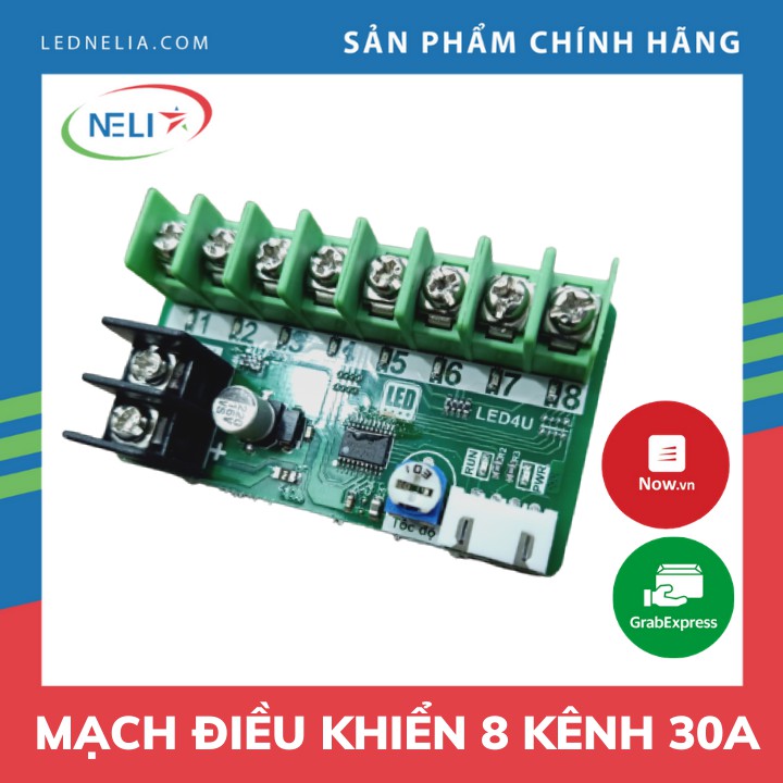 Mạch điều khiển Led vẫy 8 kênh công suất 30A.