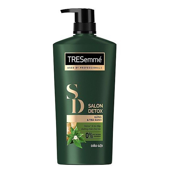 Dầu gội TreSemme Salon Detox Gừng và Trà xanh giúp tóc chắc khoẻ 650g