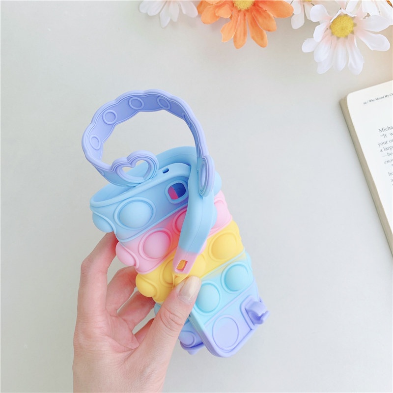 Ốp máy tính bảng silicon chống sốc có ngăn đựng bút thích hợp cho Samsung Galaxy Tab S6 Lite 10.4 Sm-P610 P615 P617 Pop