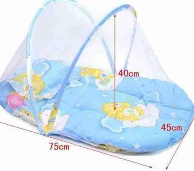 Bộ màn chụp kèm đệm chống muỗi cho trẻ em happy baby - ảnh sản phẩm 3