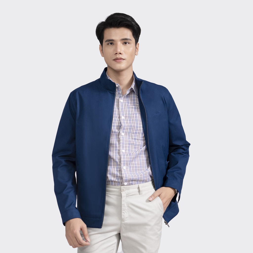 Áo khoác gió nam ARISTINO 2 lớp chất liệu cao cấp phom dáng lịch lãm, trẻ trung - AJK006W2