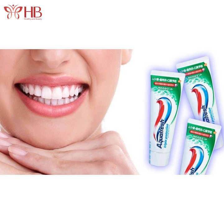 Kem đánh răng aquafresh 140g nhật bản ngăn ngừa sâu răng hơi thở thơm mát - ảnh sản phẩm 7