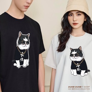 Áo thun tay lỡ unisex nam nữ inh hình Con Mèo dáng suông thụng form rộng basic thấm hút mồ hôi[kèm ảnh thật]