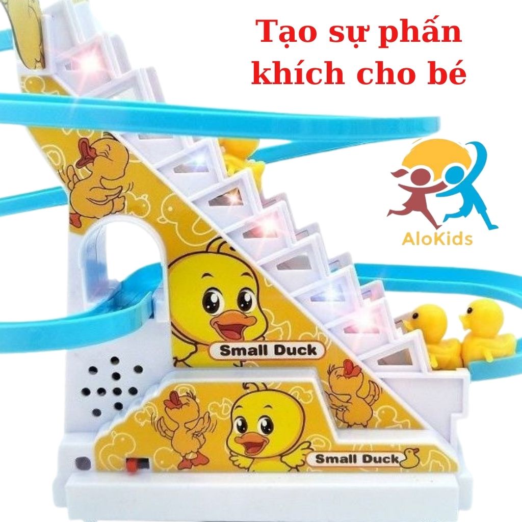 Bộ Đồ Chơi Vịt Vàng Leo Thang Kèm Đèn Và Nhạc Cho Bé Shop Alokidstb