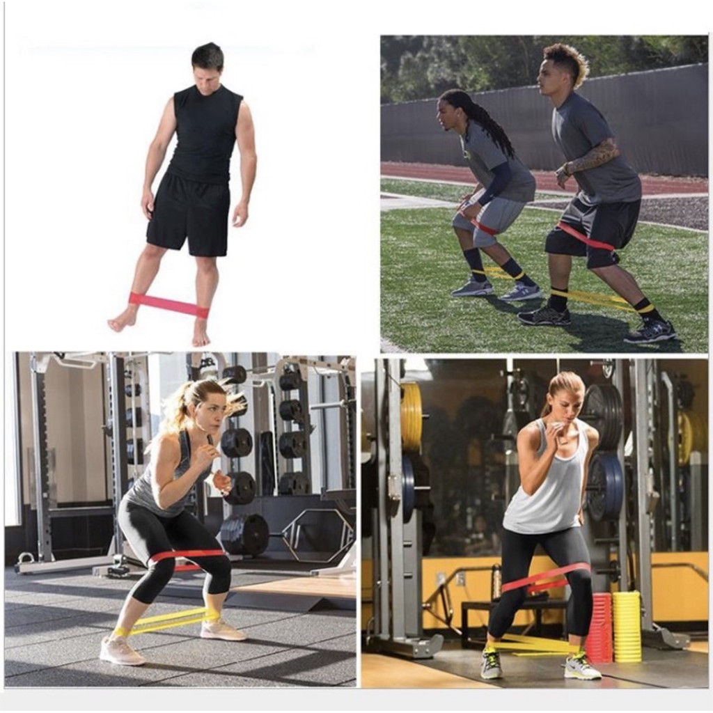 Dây mini Band, Kháng lực tập chân mông , phụ kiện gym chính hãng