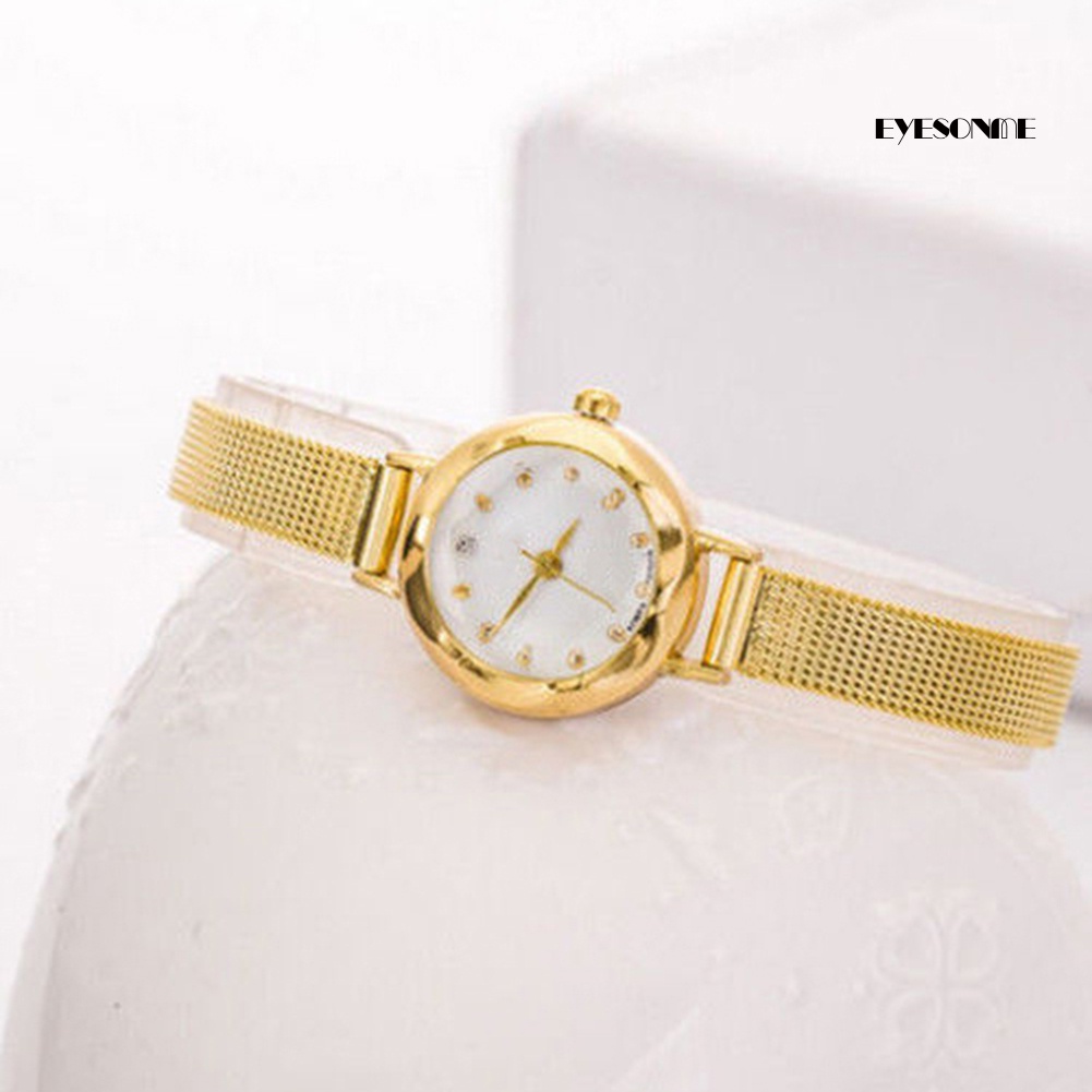 Đồng Hồ Dây HợP Kim ĐíNh Đá ThờI Trang Cho Nữ