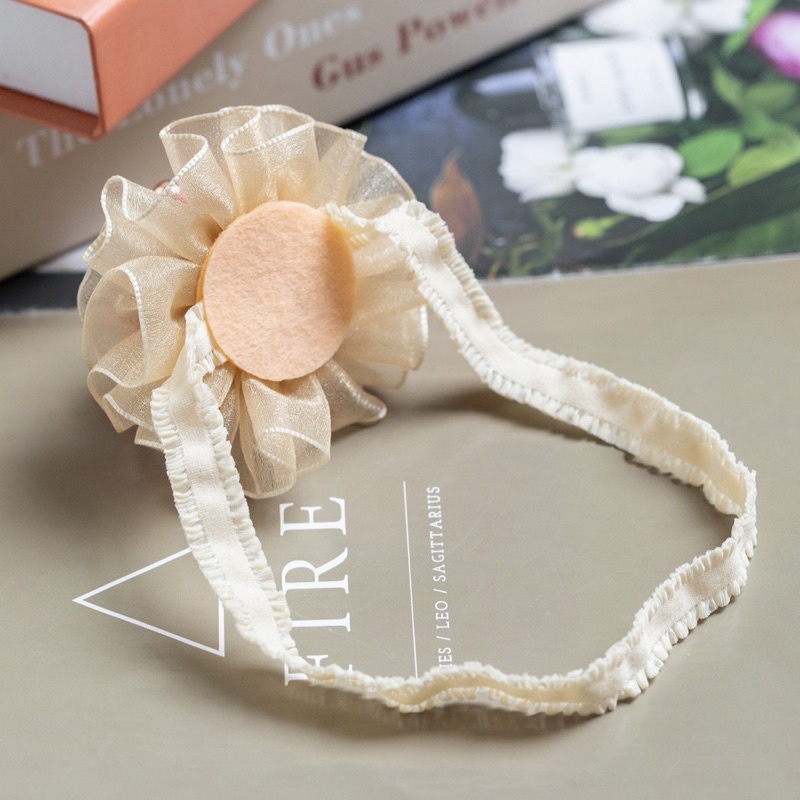 Kẹp / Turban vương miện CHỦ TIỆC viền chân voan sang chảnh cho bé yêu