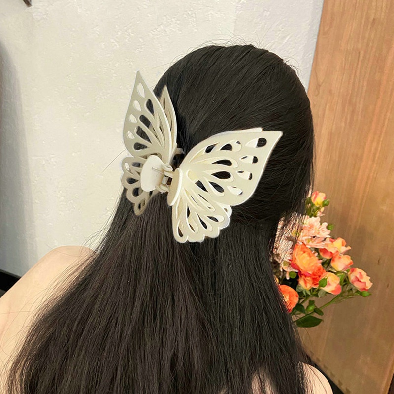 Kẹp Tóc Hình Bướm Lớn Bằng Acrylic Phong Cách Hàn Quốc Cho Nữ dreamdiary