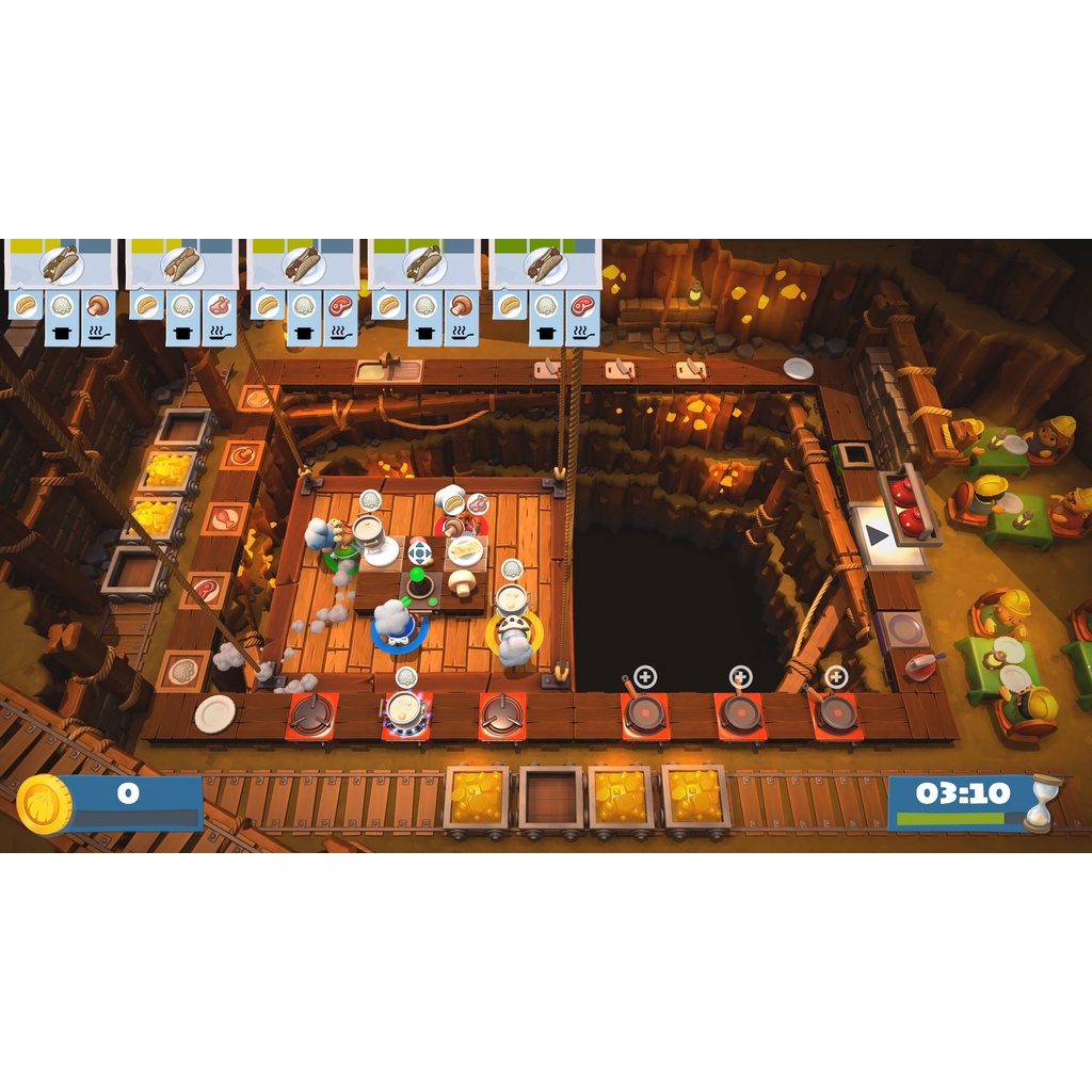 Đĩa Game PS4 - Overcooked 1 + 2 (Nguyên Seal) Hệ US