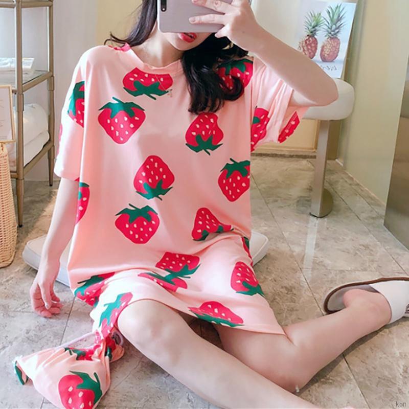 Đầm Ngủ Dáng Rộng Dễ Thương Cho Nữ