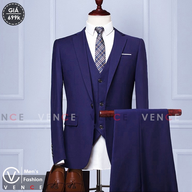 VEST NAM CAO CẤP 1 khuy Form ôm body - kiểu dáng trẻ trung - chất vải đẹp co giãn nhẹ - full size