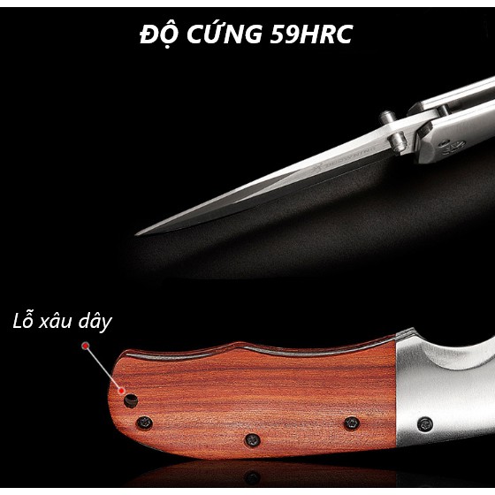 [Dao Phượt] - Dao Browning Cán Gỗ Cao Cấp