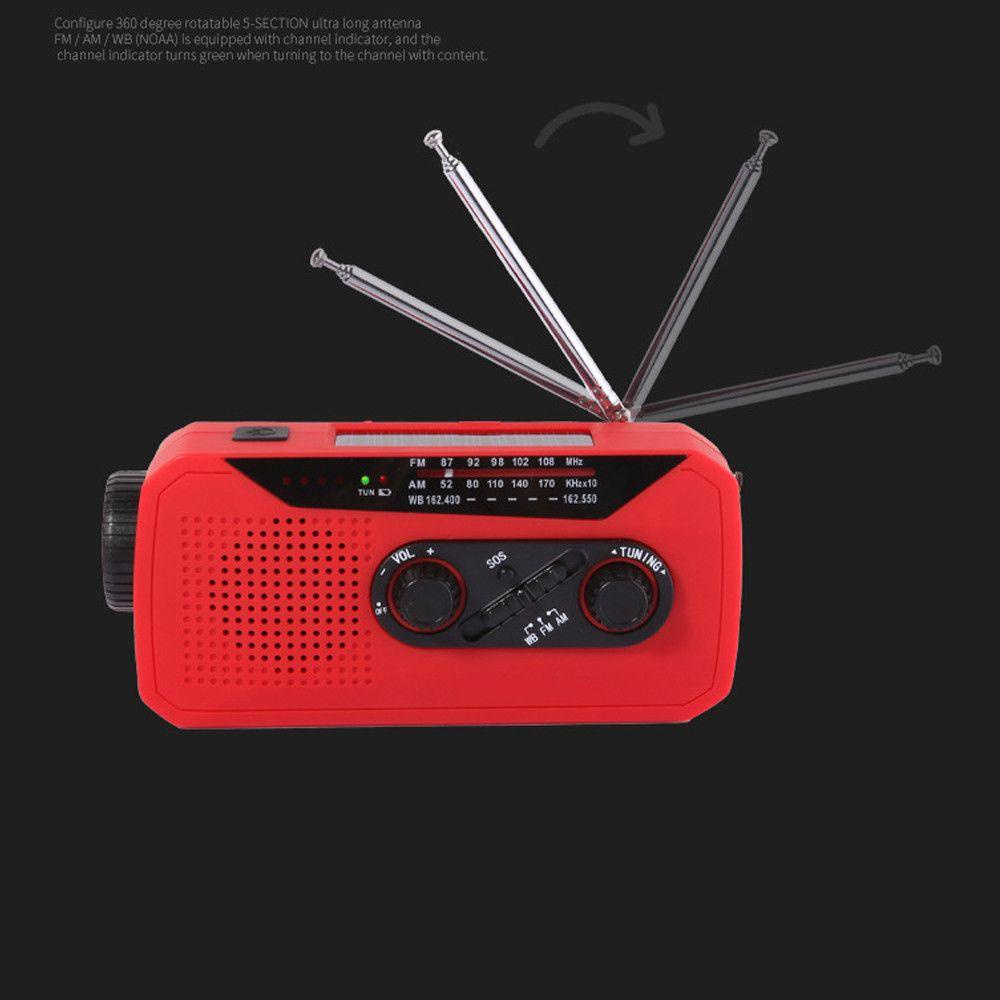 Đài FM MAYSHOW 2000mAh Sạc USB Năng Lượng Mặt Trời Có Thể Sạc Lại Bluetooth Không Dây