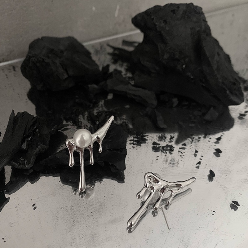 Bông Tai Hình Giọt Nước Đính Ngọc Trai Thời Trang Dành Cho Nữ