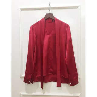 Ban lẻ giá sỉ. Áo Sơ Mi Nữ Công Sở Cổ Cột Dây Nơ Nhiều Kiểu