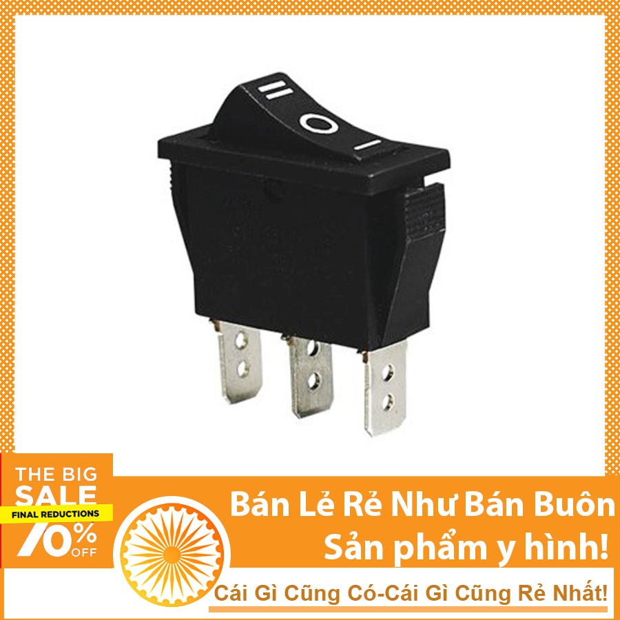 Công Tắc Bập Bênh 3 Chế Độ 6A 250V KCD1-103