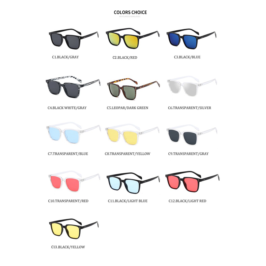 New High Quality Square Sunglasses Men Retro Vintage