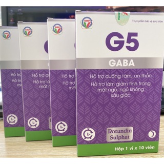 Viên dưỡng tâm, an thần G5 GaBa