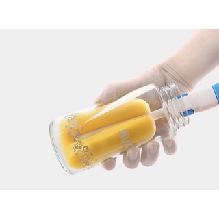 Bộ cọ rửa ly, bình sữa, bình nước cho bé cao cấp 6 chi tiết